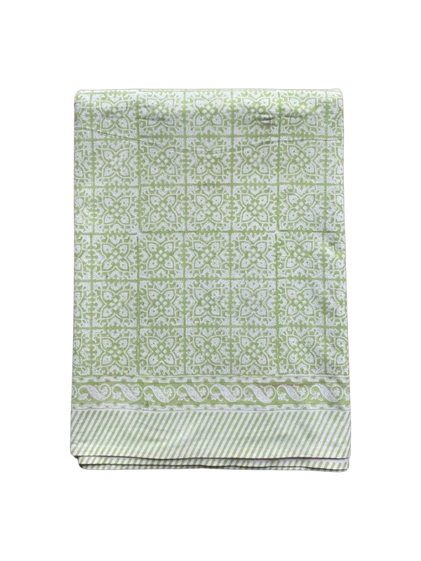 Lalita Block Printed Tablecloth 170x 270cm