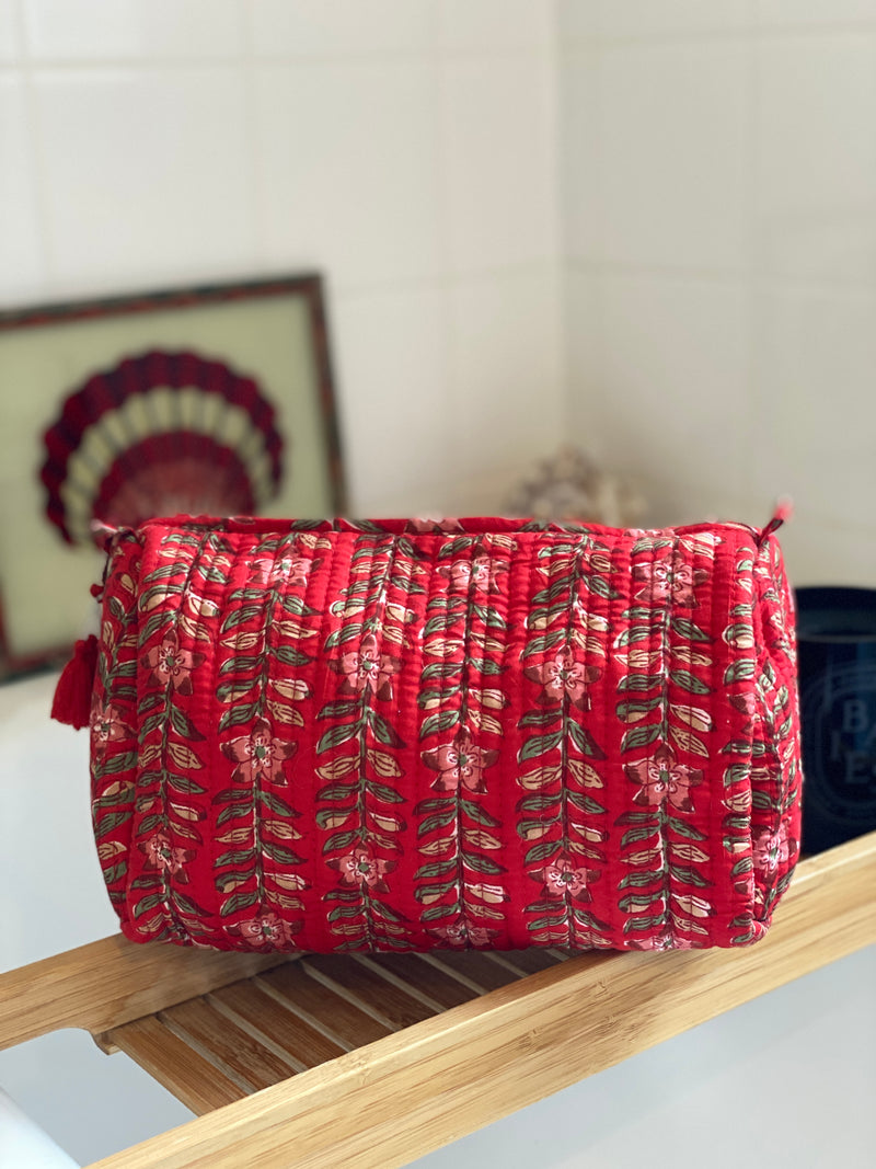 Aaniya Set of 3 Block Print Wash Bags