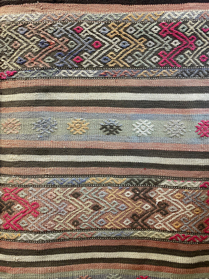 VINTAGE TURKISH KILIM - CROSSHATCH