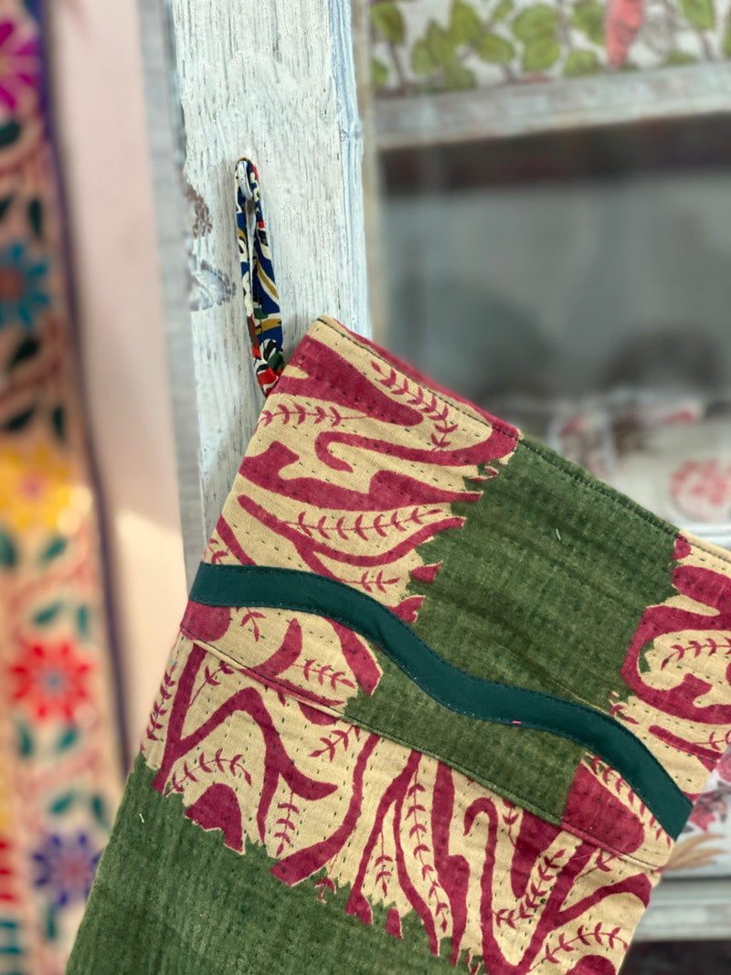 Vintage Kantha Stocking