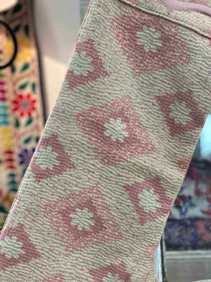 Vintage Kantha Stocking