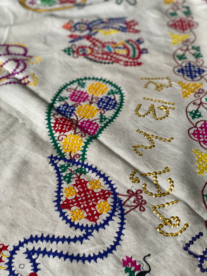 ANTIQUE INDIAN EMBROIDERY 7