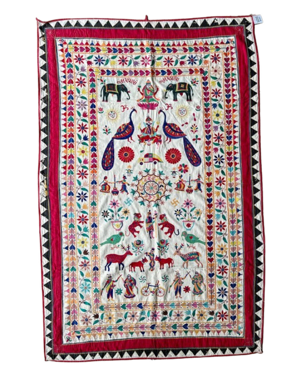 ANTIQUE INDIAN EMBROIDERY 1