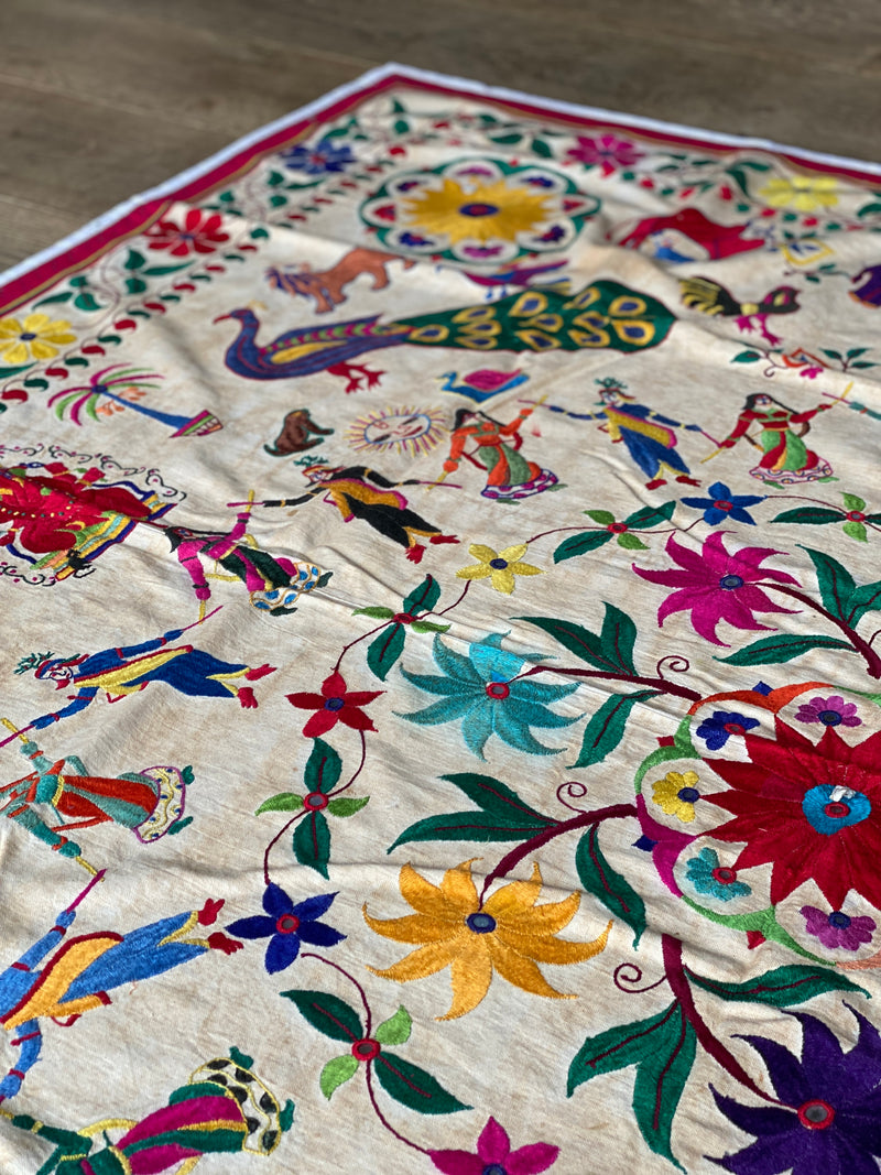 ANTIQUE INDIAN EMBROIDERY 8