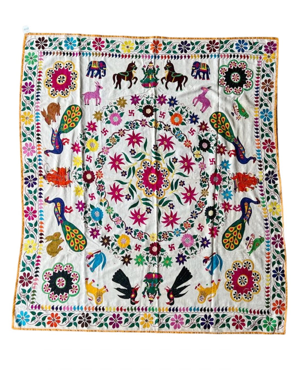 ANTIQUE INDIAN EMBROIDERY 10