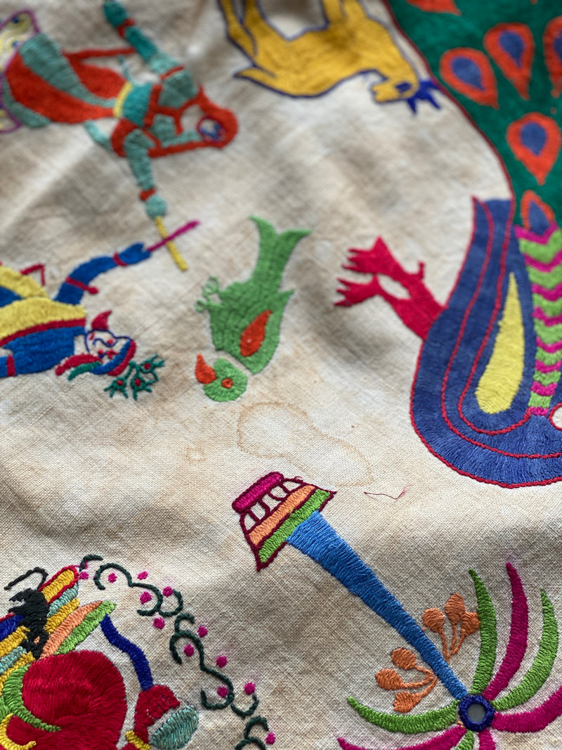 ANTIQUE INDIAN EMBROIDERY 8