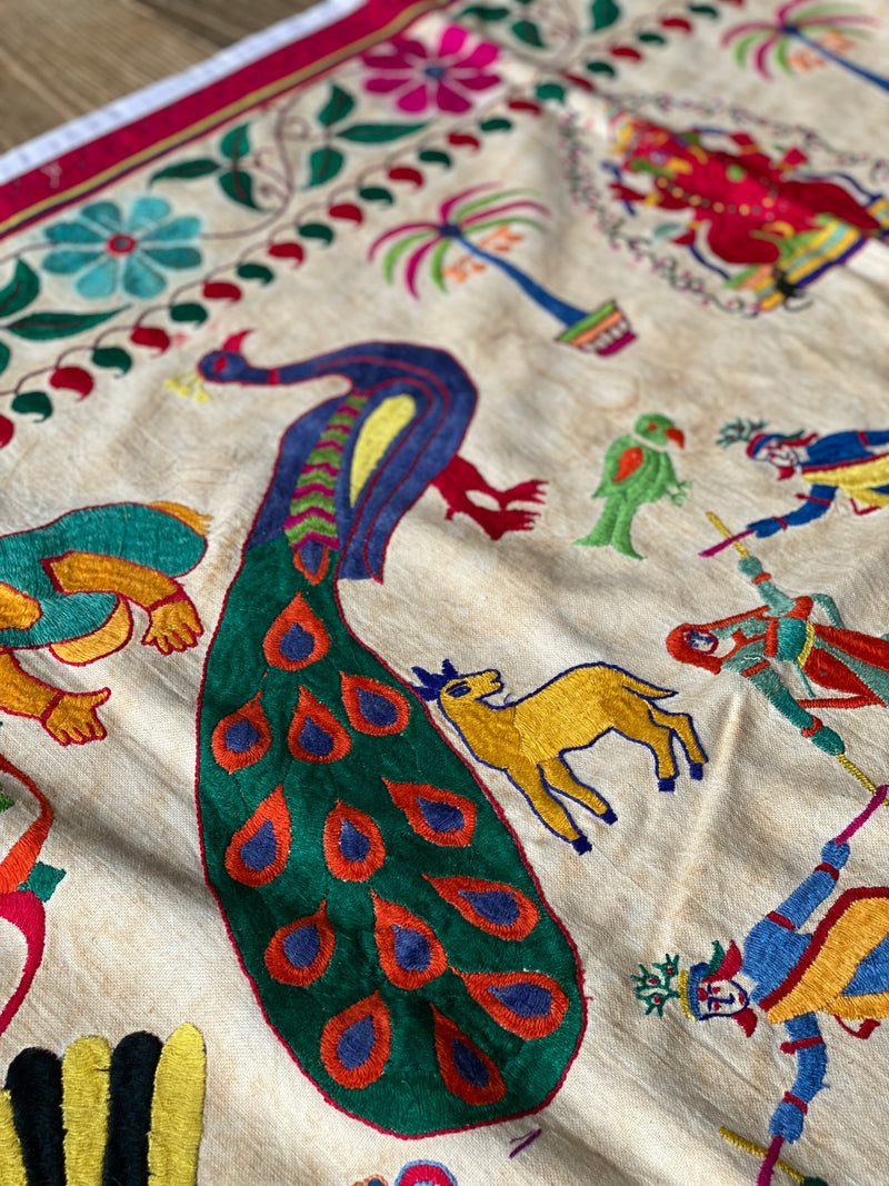 ANTIQUE INDIAN EMBROIDERY 8