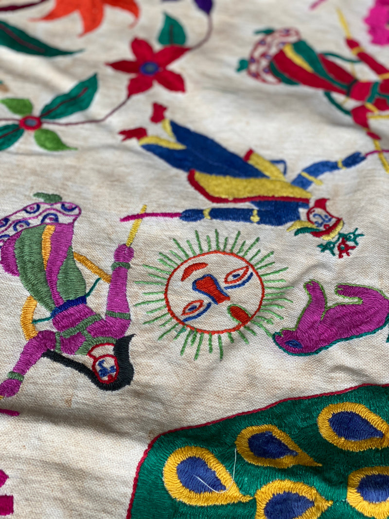 ANTIQUE INDIAN EMBROIDERY 8