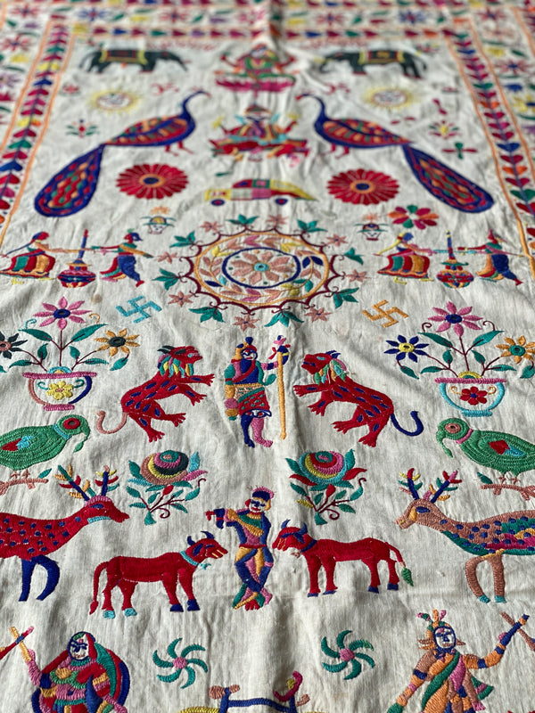 ANTIQUE INDIAN EMBROIDERY 1